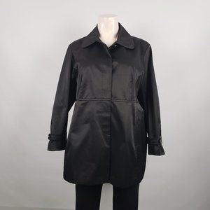 Jones New York Black Pea Coat